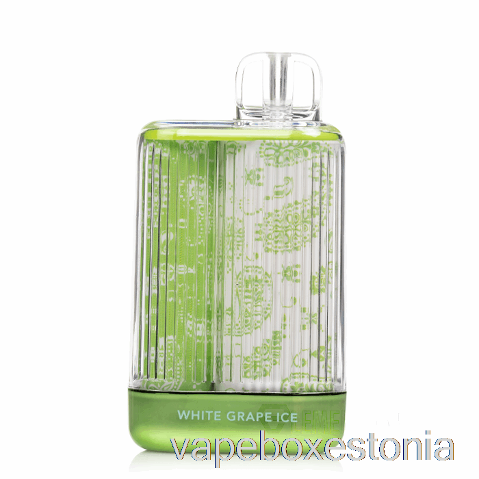 Vape Box Estonia Udu X Clarity 7000 ühekordne Valge Viinamarjajää